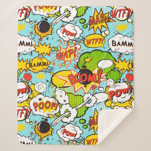 Couverture Sherpa Art pop (Devant)