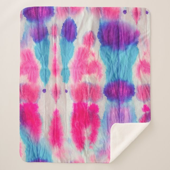 Couverture Sherpa Art sale sans pareille. Des couleurs vives et colo (Devant)