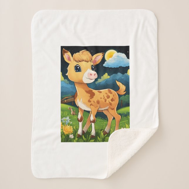 Couverture Sherpa Art vectoriel de haute qualité" (Devant)