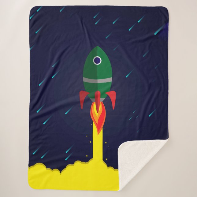 Couverture Sherpa astronaute astronaute de vaisseau spatial de fusée (Devant)