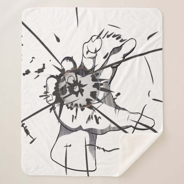 Couverture Sherpa aturaleza manta manta suave decoración hogar relax (Devant)