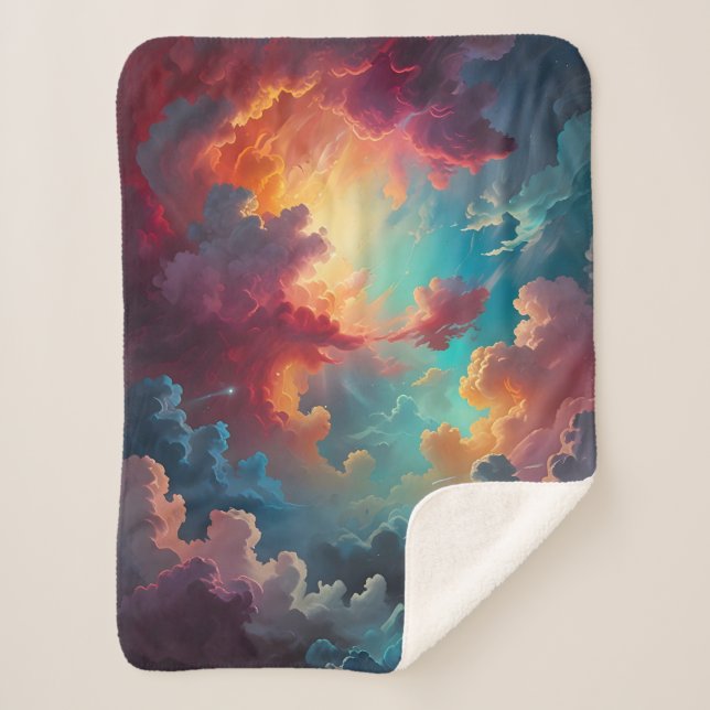 Couverture Sherpa Aurora dans les nuages (Devant)