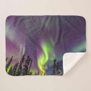 Couverture Sherpa Aurore Boréale   Fairbanks, Alaska
