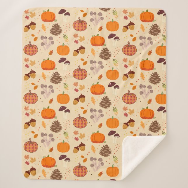 Couverture Sherpa Automne (Devant)