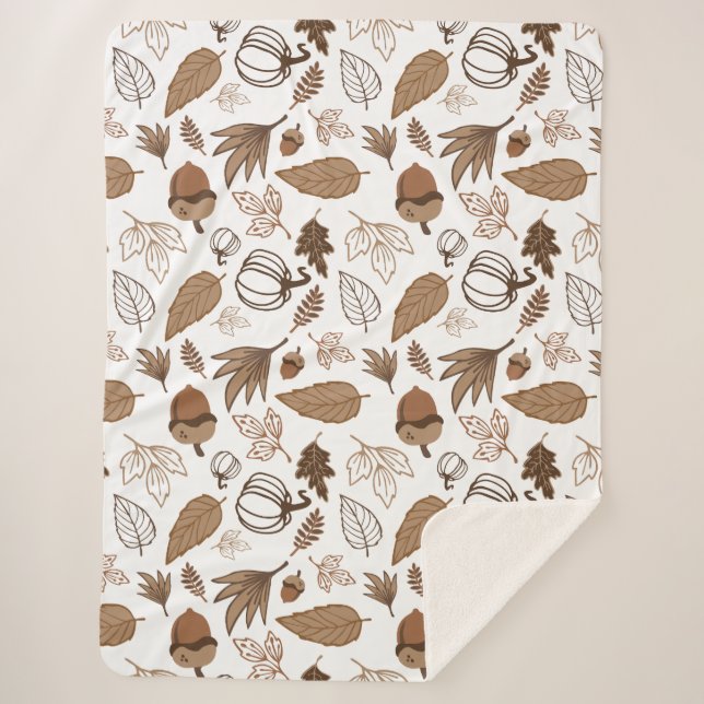 Couverture Sherpa Automne (Devant)