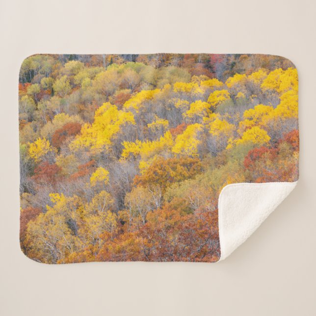 Couverture Sherpa Automne dans le Michigan (Devant (Horizontal))