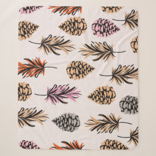 Couverture Sherpa Automne Nature : Vintage tendance sans couture.
