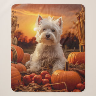 Couverture Sherpa Automne Westie