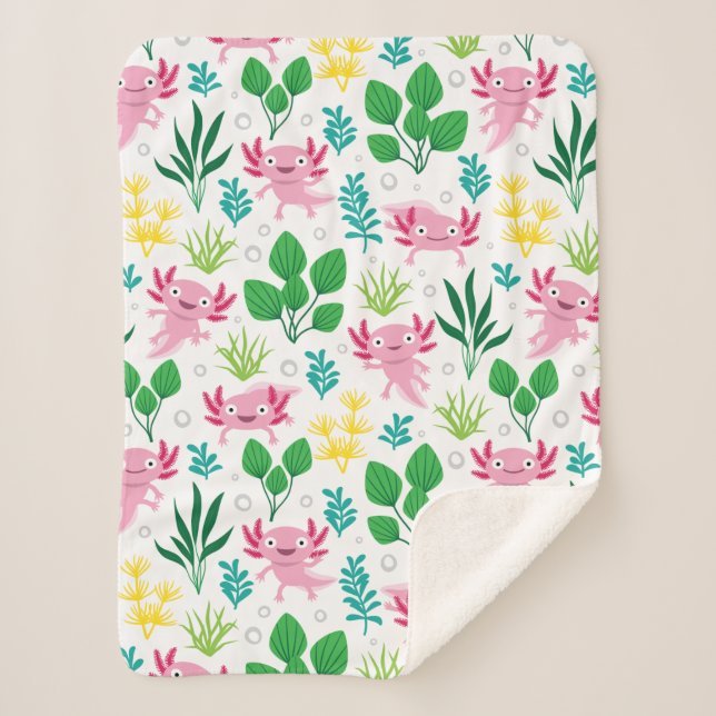 Couverture Sherpa Axolotl (Devant)
