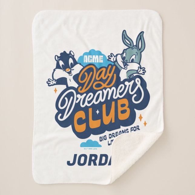 Couverture Sherpa Baby SYLVESTER™ & BUGS BUNNY™ Day Dreamers Club (Devant)