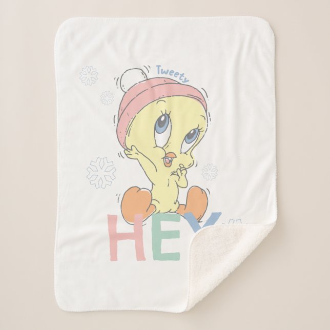 Couverture Sherpa Baby TWEETY™ Hey Snow (Devant)