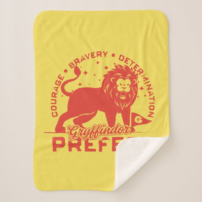 Couverture Sherpa Badge de préconfiguration GRYFFINDOR™ (Devant)