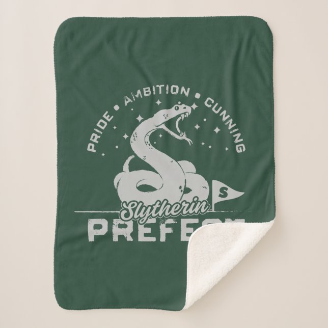 Couverture Sherpa Badge de Préfet SLYTHERIN™ (Devant)