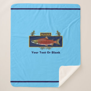 Couverture Sherpa Badge du pêcheur de combat de l'Alaska