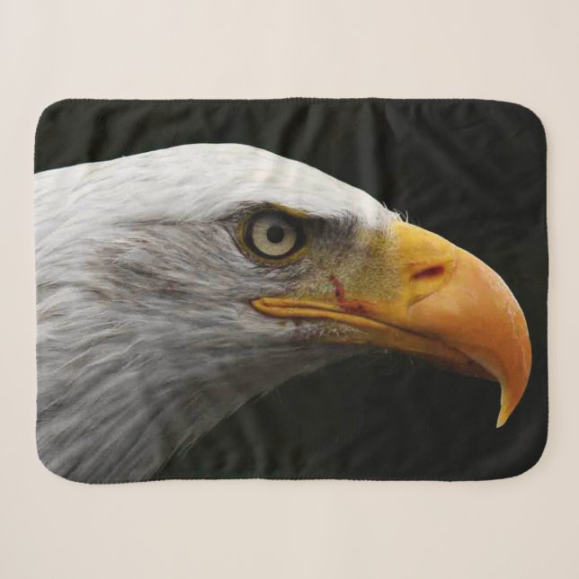 Couverture Sherpa Bald Eagle sbcnm (Devant (Horizontal))
