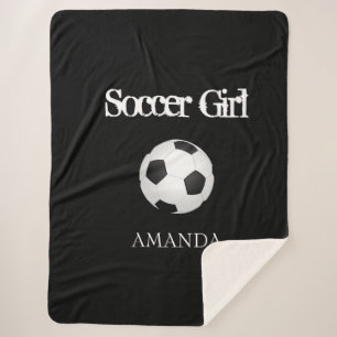 Couverture Sherpa Balle de soccer personnalisée Balle de soccer lan