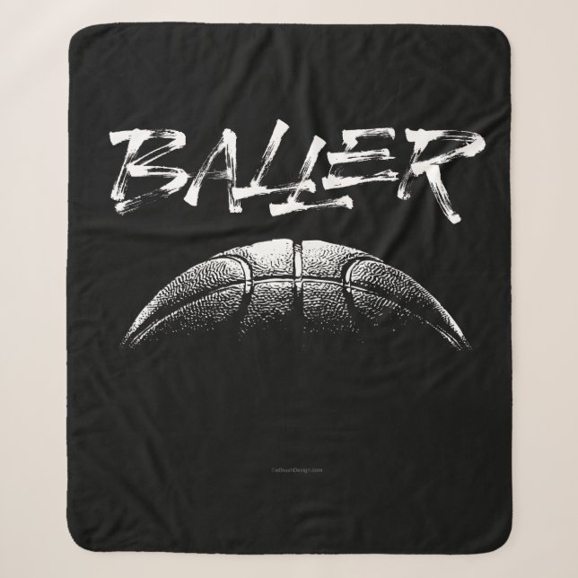 Couverture Sherpa Balleur (basket-ball) (Devant)