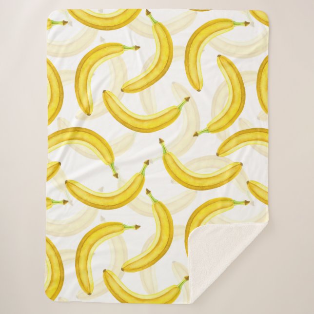Couverture Sherpa Bananes (Devant)
