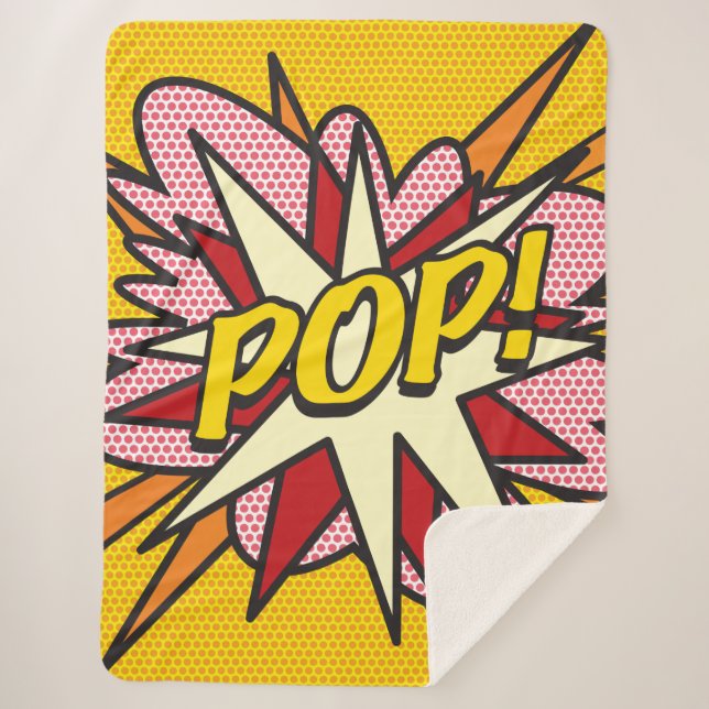 Couverture Sherpa Bande dessinée typographique moderne POP tendance  (Devant)
