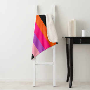 Couverture Sherpa Bandes d'Halloween contemporaines