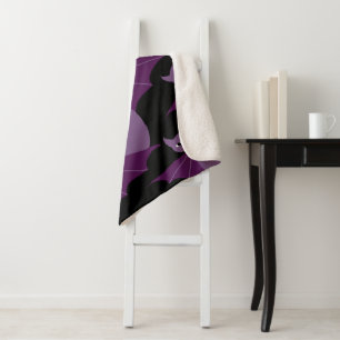 Couverture Sherpa Battes pourpres