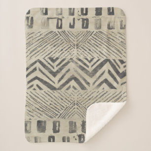 Couverture Sherpa Bazar de motif - formes géométriques