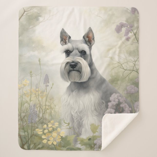Couverture Sherpa Beau Schnauzer (Devant)