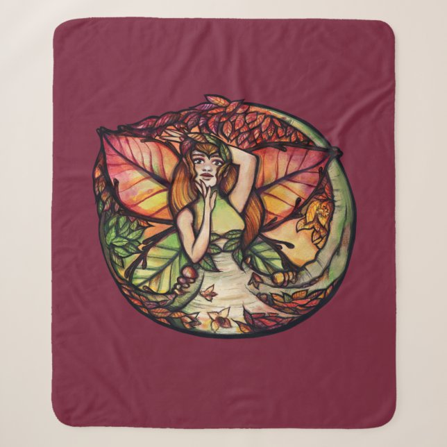 Couverture Sherpa Beech Tree Fairy Nature Amateurs (Devant)