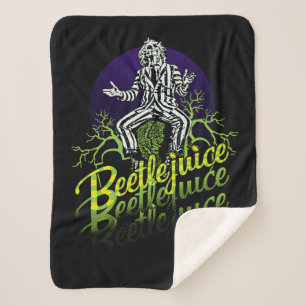 Couverture Sherpa Beetlejus Assis sur une pierre tombale