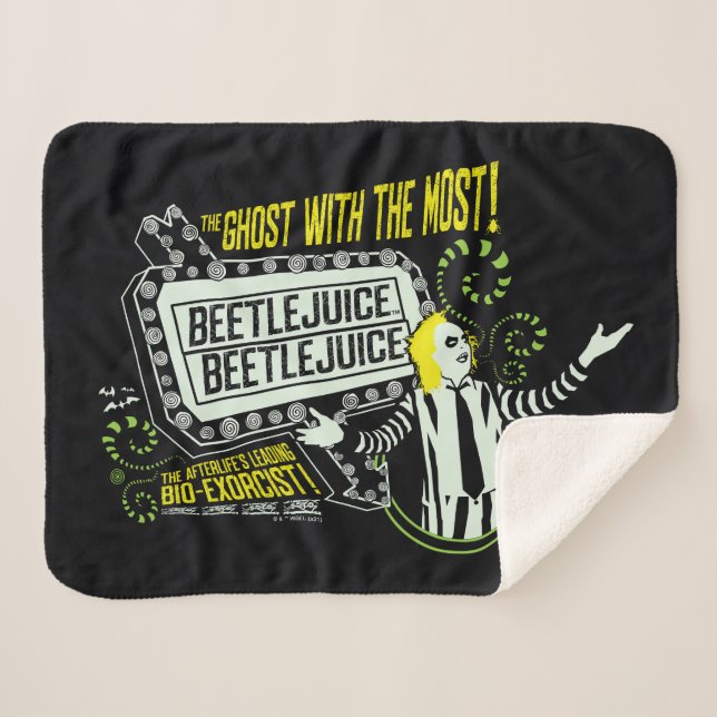 Couverture Sherpa Beetlejus | Marquee "Ghost With The Most" (Devant (Horizontal))