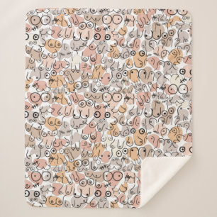 Couverture Sherpa beige