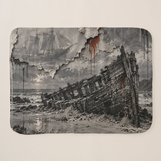 Couverture Sherpa Belle Ruine (Devant (Horizontal))