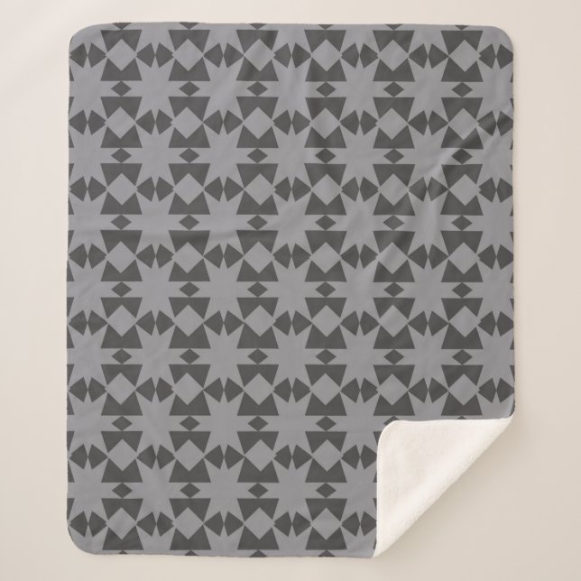 Couverture Sherpa Belle technique de dessin motif batik que nous (Devant)