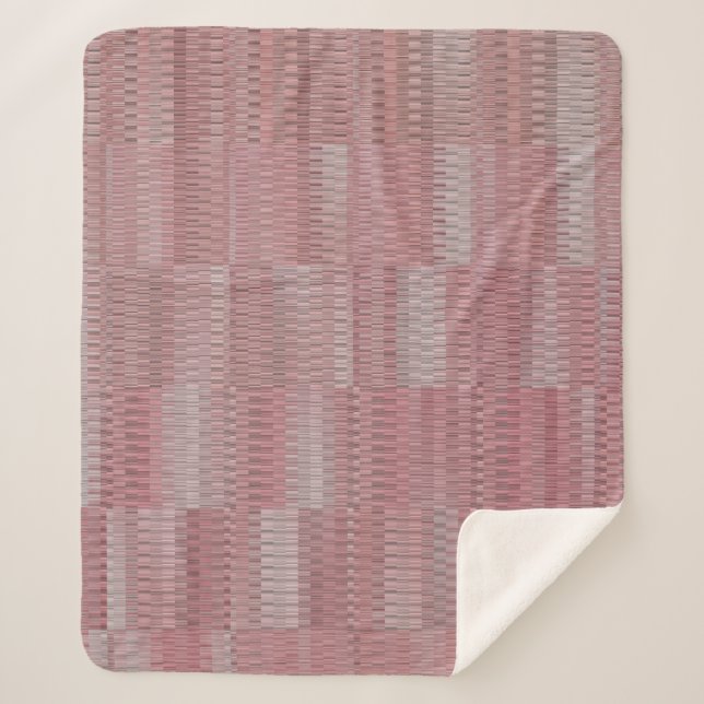 Couverture Sherpa belles formes vintages Abstraites (Devant)