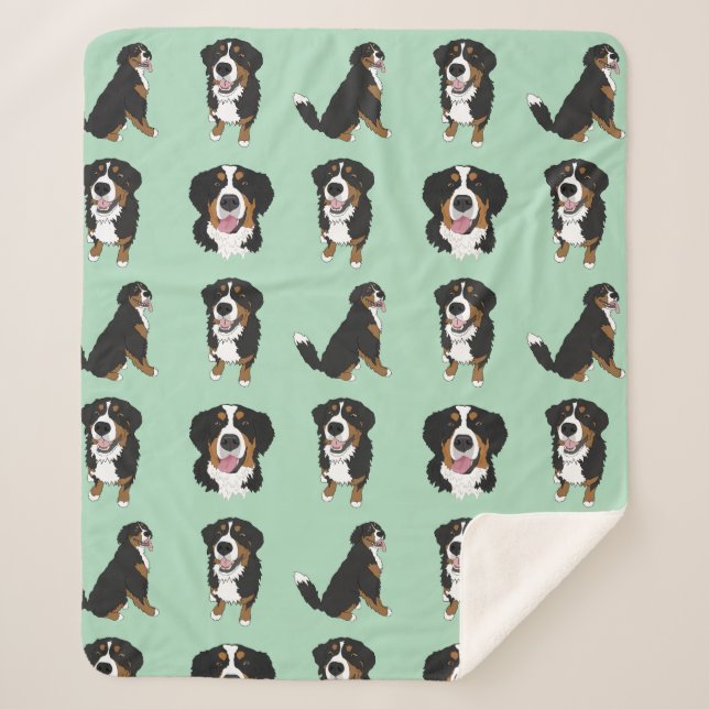 Couverture Sherpa Bernese Mountain Dog  (Devant)