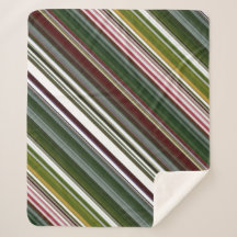 Berry Bush Green and Red Stripe