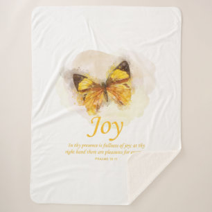 Couverture Sherpa Bible du papillon chrétien pour les femmes Verse