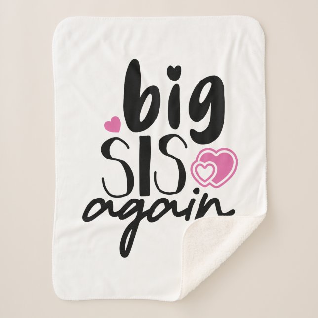 Couverture Sherpa Big Sis de nouveau (Devant)