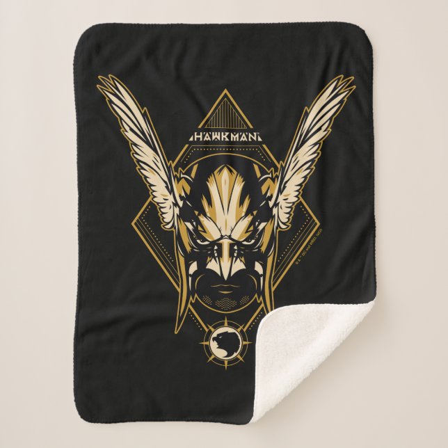 Couverture Sherpa Black Adam | Hawkman Helmet Graphic (Devant)