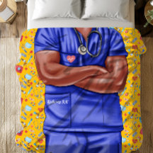 Black Homme Nurse Doctor