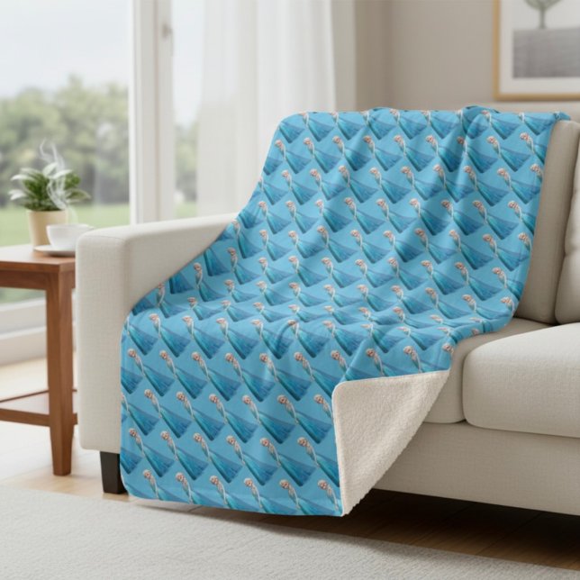 Couverture Sherpa Blanche Sherpa congelée (Créateur téléchargé)