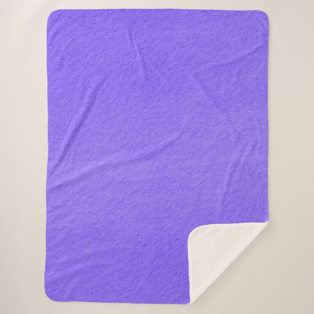 Couverture Sherpa Blanche Sherpa Froth Violet (Devant)