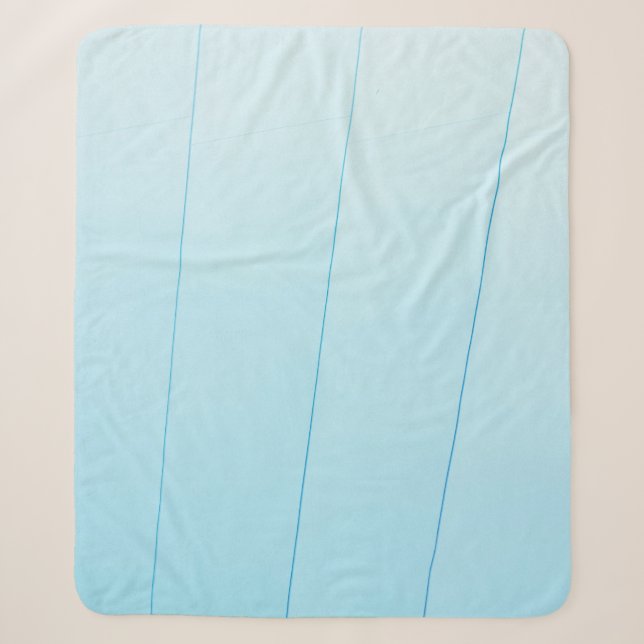 Couverture Sherpa Bleu (Devant)