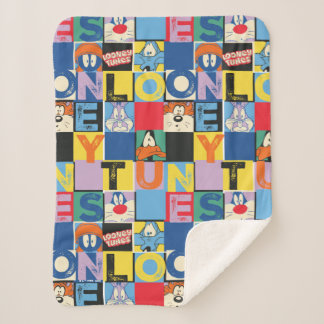 Couverture Sherpa Blocs de contrôle de caractères LOONEY TUNES™