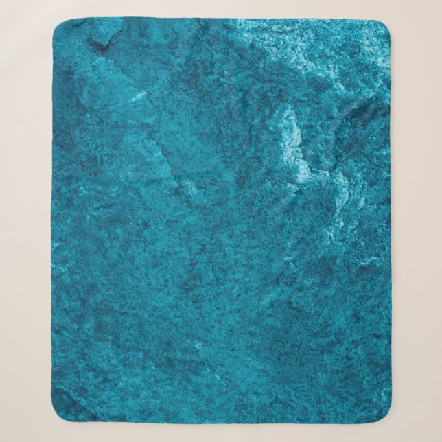 Couverture Sherpa Blue abstract textureabstract, art, graphic decor, (Devant)