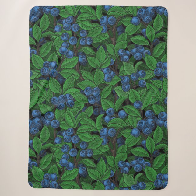 Couverture Sherpa Blueberry (Devant)