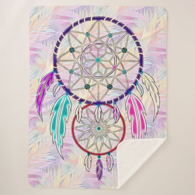 Couverture Sherpa Boho Breeze Sherpa Blanket (Devant)