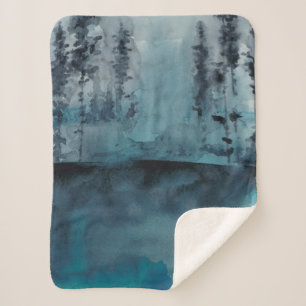 Couverture Sherpa Bois d'hiver