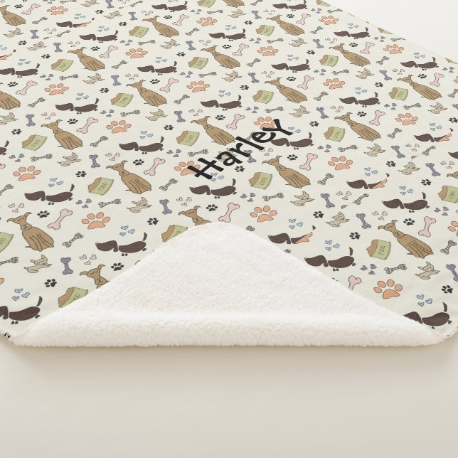 Couverture Sherpa Bones et pattes de traitement des chiens (3/4)