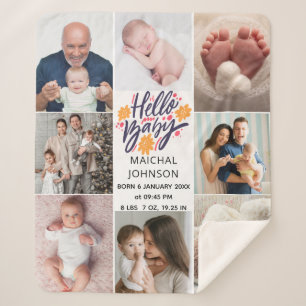 Couverture Sherpa Bonjour Bébé Statistiques de naissance de nouvea